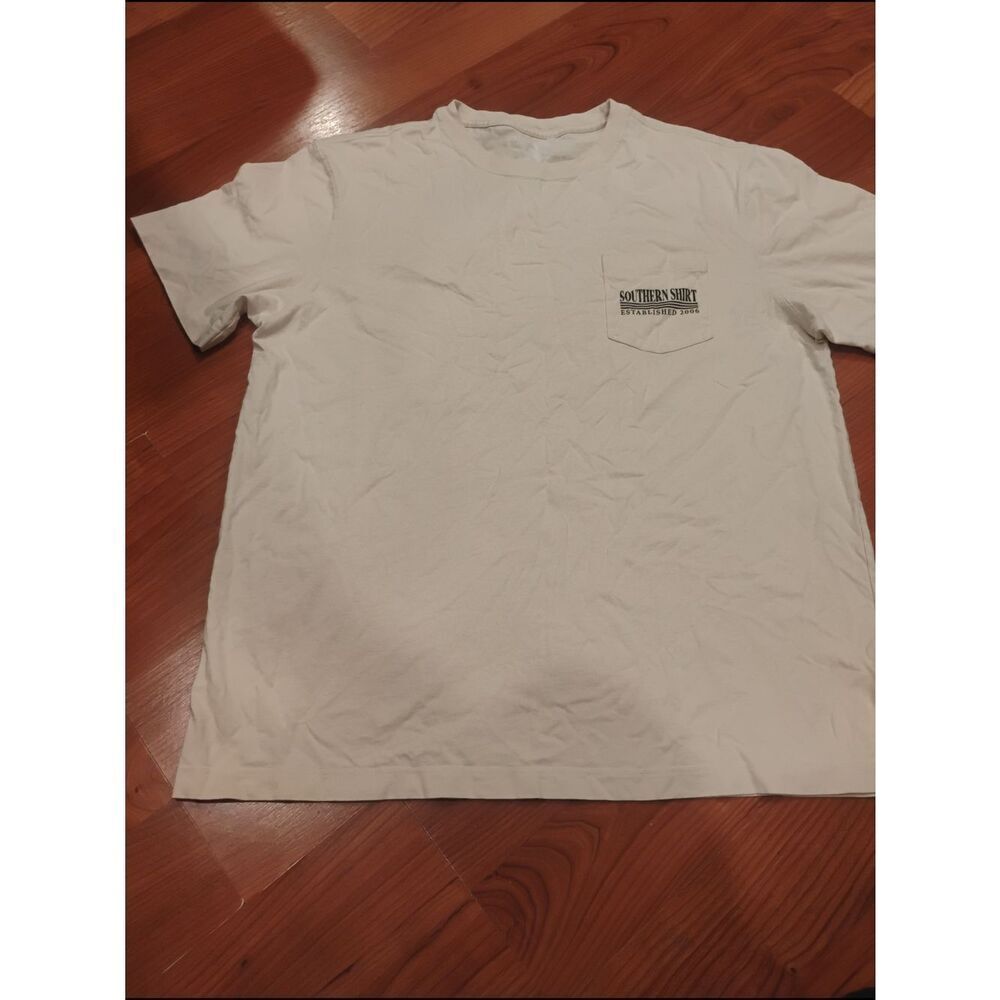 Men's White Pocket Tee
